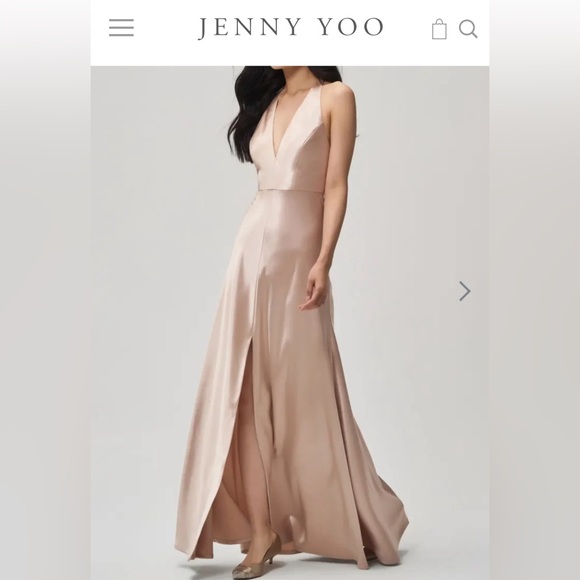 Jenny Yoo Dresses & Skirts - Jenny Yoo Corinne - Pale Gold Size 2